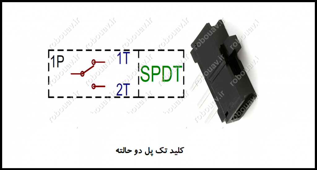 کلیدهای الکترونیکی و كليد تك پل دو حالته