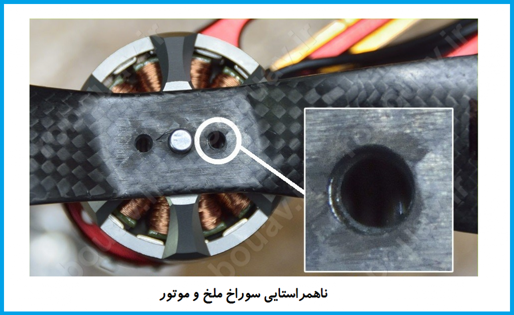 اتصال ملخ به موتور كوادكوپتر