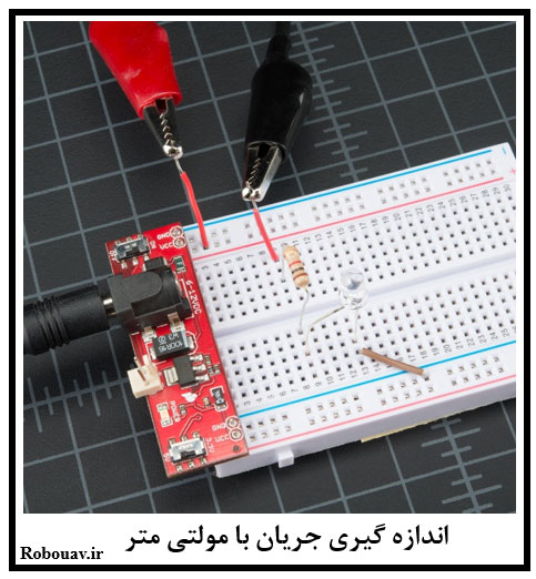 اندازه گیری جریان با مولتی متر