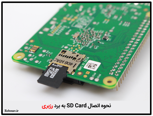اتصال SD Card به رزبری پای - Raspberry pi