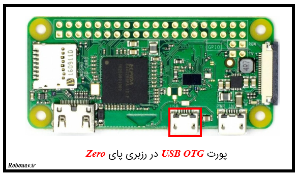 USB OTG در Raspberry pi zero