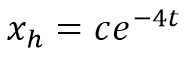 حل معادله دیفرانسیل خطی مرتبه اول با ضرایب ثابت 