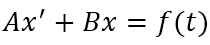 معادله دیفرانسیل مرتبه اول با ضرایب ثابت 