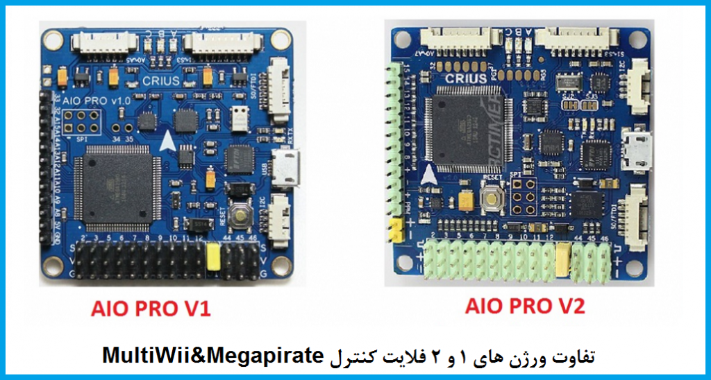 تفاوت ورژن های فلایت کنترل مولتی وی