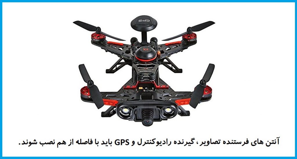 محل نصب آنتن GPS