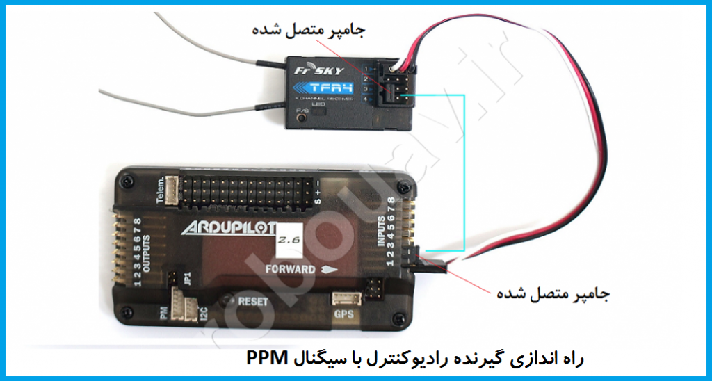 راه اندازي فلايت كنترل APM با سيگنال PPM